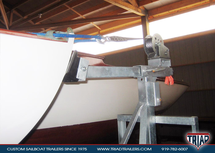 full keel sailboat trailer