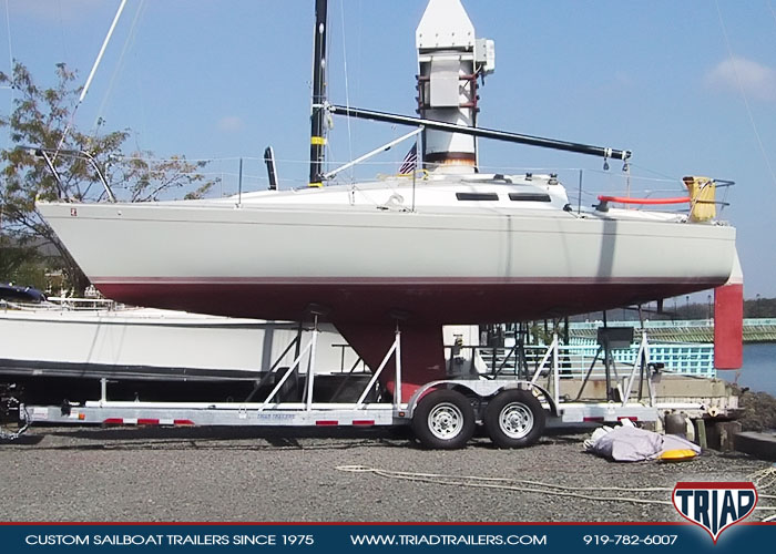 30 ft sailboat with trailer for sale