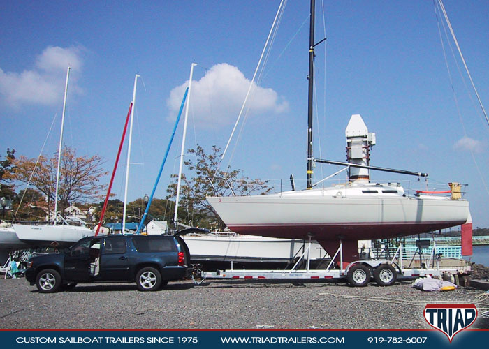 30 ft sailboat with trailer